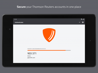 اسکرین شات 3 برنامه Thomson Reuters Authenticator