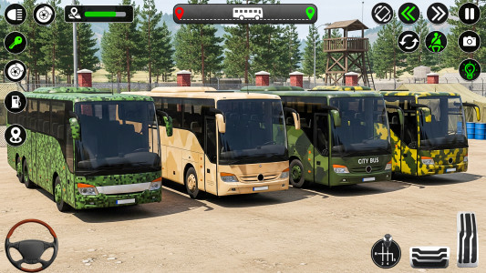 اسکرین شات 4 بازی Army Bus Transporter Coach Fun