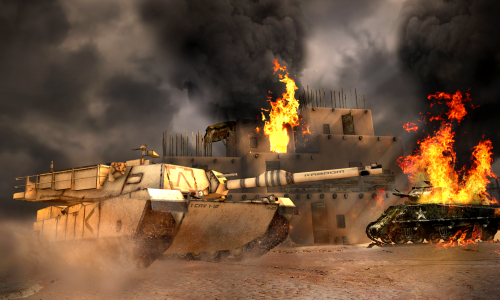 اسکرین شات 2 بازی Tank Attack Blitz: War Game