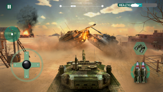 اسکرین شات 1 بازی Tank Attack Blitz: War Game