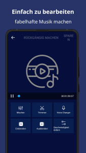 اسکرین شات 3 برنامه Musik Schneiden & Audio-Editor