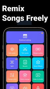 اسکرین شات 1 برنامه Music Audio Editor, MP3 Cutter