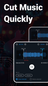 اسکرین شات 3 برنامه SuperSound: Audio Editor & Cut