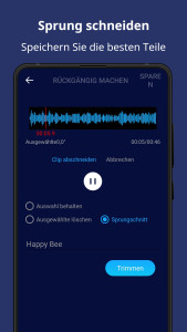 اسکرین شات 4 برنامه Musik Schneiden & Audio-Editor