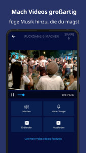 اسکرین شات 2 برنامه Musik Schneiden & Audio-Editor