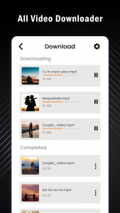 اسکرین شات 2 برنامه All Video Download browser
