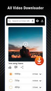 اسکرین شات 3 برنامه All Video Download browser