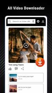 اسکرین شات 1 برنامه All Video Download browser