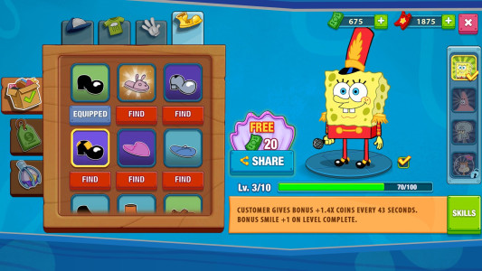 اسکرین شات 6 بازی SpongeBob: Krusty Cook-Off