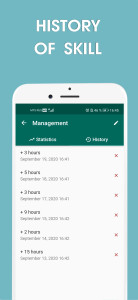 اسکرین شات 7 برنامه 10000 hours - skill tracker
