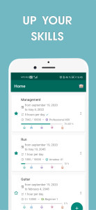 اسکرین شات 1 برنامه 10000 hours - skill tracker