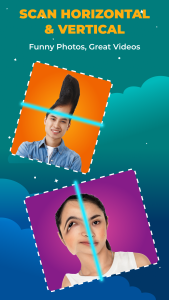 اسکرین شات 2 برنامه Time Warp Scan Cam&Face Filter