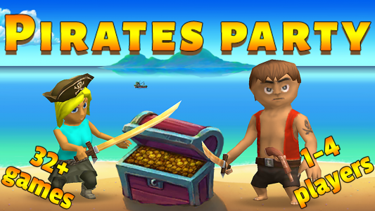 اسکرین شات 1 بازی Pirates party: 1-4 players