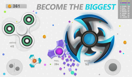 اسکرین شات 3 بازی Realtime Fidget Spinner Games