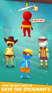 اسکرین شات 5 بازی Rope Cut - Rescue Hero