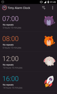 اسکرین شات 1 برنامه Alarm clock