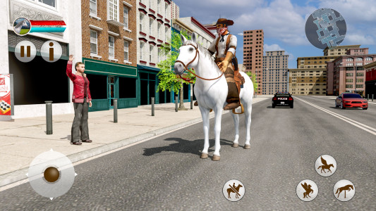 اسکرین شات 1 بازی Flying Horse Taxi Transport