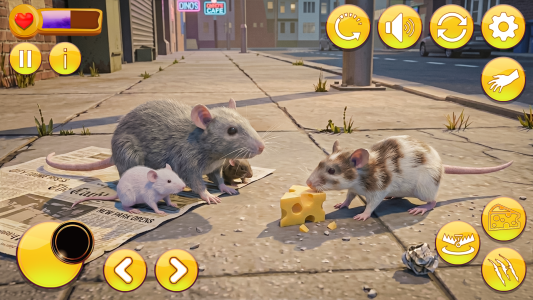 اسکرین شات 1 بازی Stray Mouse Family Simulator