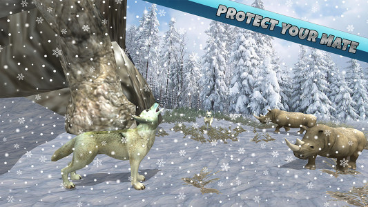 اسکرین شات 8 بازی Arctic Wolf Family Simulator