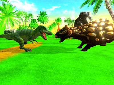 اسکرین شات 2 بازی Dinosaur Hunting Shooting Game