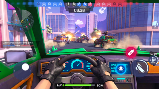اسکرین شات 2 بازی Battle Cars: Nitro PvP Shooter