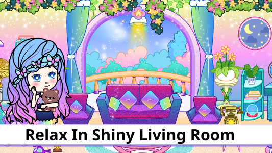اسکرین شات 2 بازی Tizi Glitter House Design Game