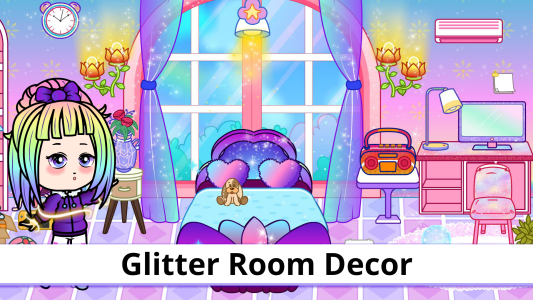 اسکرین شات 3 بازی Tizi Glitter House Design Game