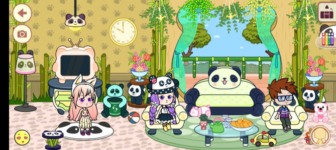 اسکرین شات 8 بازی Tizi Panda House Design Games