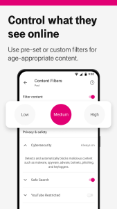 اسکرین شات 3 برنامه T-Mobile® FamilyMode™