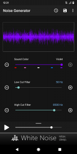 اسکرین شات 3 برنامه Noise Generator