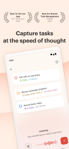 اسکرین شات 1 برنامه Todoist: To Do List & Calendar