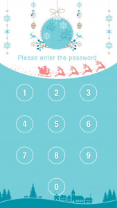 اسکرین شات 3 برنامه Applock Theme Holiday