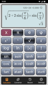 اسکرین شات 2 برنامه Calculator - Unit Converter