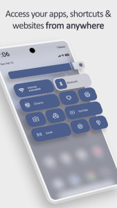 اسکرین شات 1 برنامه Tile Shortcuts: Quick settings
