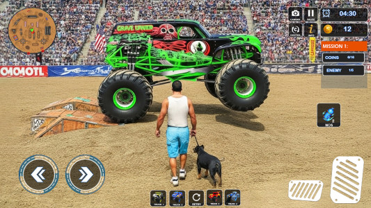 اسکرین شات 1 بازی 4x4 Monster Truck Game - Derby