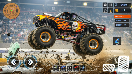 اسکرین شات 4 بازی 4x4 Monster Truck Game - Derby