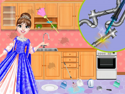 اسکرین شات 3 بازی Princess Doll House Games