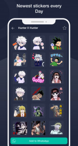 اسکرین شات 6 برنامه Anime Stickers for Whatsapp