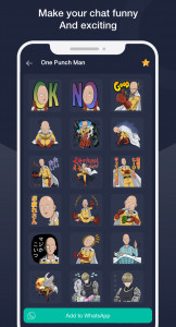 اسکرین شات 7 برنامه Anime Stickers for Whatsapp