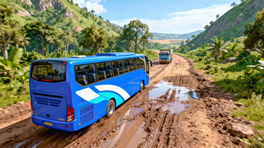 اسکرین شات 2 بازی Indian Bus Game: Bus Simulator