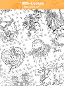 اسکرین شات 7 برنامه Adult Coloring Book Premium