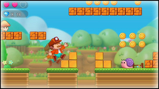 اسکرین شات 1 بازی Super Malin Jump:run game