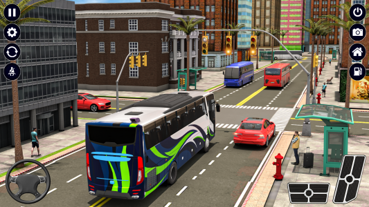 اسکرین شات 2 بازی Bus Simulator 2023 Racing Game