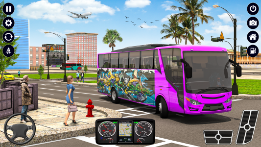 اسکرین شات 1 بازی Bus Simulator 2023 Racing Game