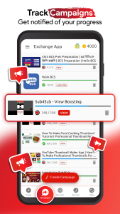 اسکرین شات 4 برنامه Sub4Sub Booster Subs View Like