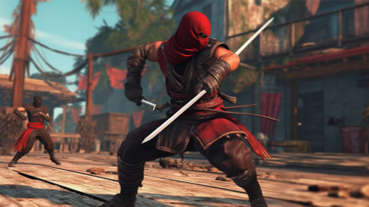 اسکرین شات 5 بازی Shadow Ninja Fighting 3D Game