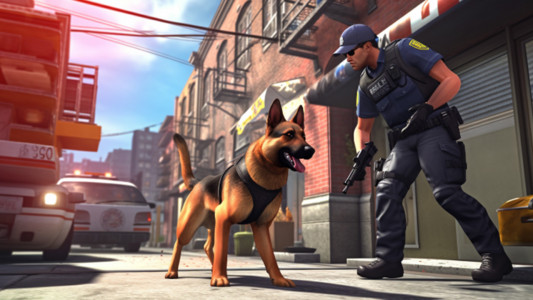اسکرین شات 2 بازی Police Dog Crime Chase Game