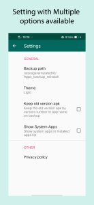 اسکرین شات 4 برنامه Apps Backup and Restore