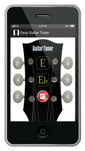 اسکرین شات 1 برنامه Easy Guitar Tuner
