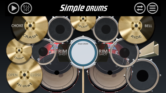 اسکرین شات 5 بازی Simple Drums - Drum Kit